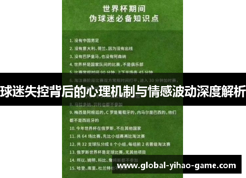 球迷失控背后的心理机制与情感波动深度解析